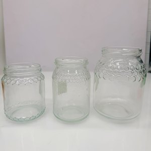 350ml 320ml 730ml Bestseller Hochwertige Gläser mit Schraubverschlüssen für Marmeladen, Honig, Süßigkeiten, Kekse, Aufbewahrungsbehälter - Product Image 3