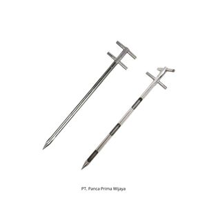 Sonde d'échantillonnage de grains OGAWA SUS6010 durable, 100 cm, en acier inoxydable SUS304, double tube, pour maïs, riz et semences - Product Image 6