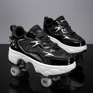 Zapatos de patín para niños, <span class=keywords><strong>zapatillas</strong></span> de deporte para niños <span class=keywords><strong>y</strong></span> niñas <span class=keywords><strong>con</strong></span> <span class=keywords><strong>ruedas</strong></span>, zapatos de deformación <span class=keywords><strong>y</strong></span> patines para Navidad, cumpleaños, regalo para niños - Product Image 3