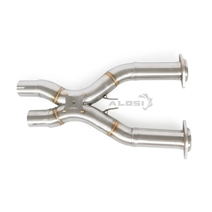 Sistema di Scarico Centrale a X in Acciaio Inox Personalizzato per Ferrari <span class=keywords><strong>Enzo</strong></span> 6.0L V12 F140 2002-2009, Upgrade per Auto <span class=keywords><strong>da</strong></span> Corsa ad Alte Prestazioni - Product Image 3