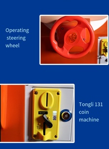 Vente en gros de plastique renforcé de fibre de verre Manèges pour enfants à pièces Voiture d'arcade pour enfants avec balançoire pour chien mignon - Product Image 6