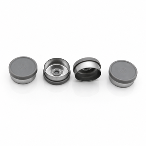 Capsules combinées en aluminium et plastique à ouverture facile, blanches, pour flacons pharmaceutiques - Product Image 2