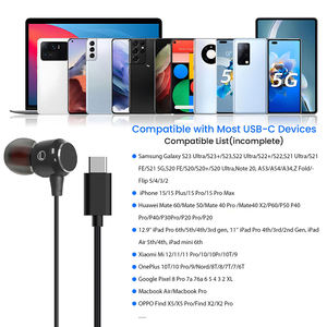 <span class=keywords><strong>Écouteurs</strong></span> filaires type-c Hifi dans l'oreille 3.5mm avec micro avec écouteur pour <span class=keywords><strong>apple</strong></span> iphone Huawei/Xiaomi/Samsung - Product Image 4