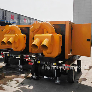 Pompe centrifuge à eau Xargcon Mobile Flood Control, moteur diesel, 200-2000 m³/h, pour le transport des eaux usées - Product Image 3