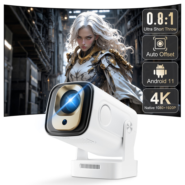 Topleo Lcd Projector Video Portable Home Theater Hy260 Pro 1080p Smart Android 4k Mini Projector