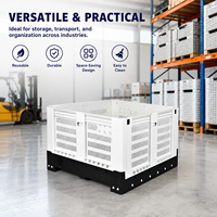 Conteneur de stockage en vrac empilable HUADING 1162*1162*780 mm, boîte à palettes en plastique pour fruits, légumes et logistique industrielle