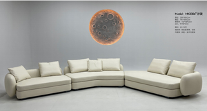 High-end Friendly L-shaped Sectional Sponge-<b>Filled</b> <b>Cushions</b> Modern Design for Villa Apartment Living Room Sofa - Product Image 4