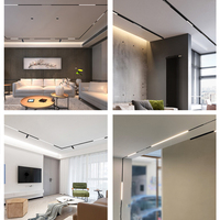 Nordic Creative 7W 12W 20W Led Réglable Rond Éclairage Spot Magnétique Galerie D'art Smart Track Light