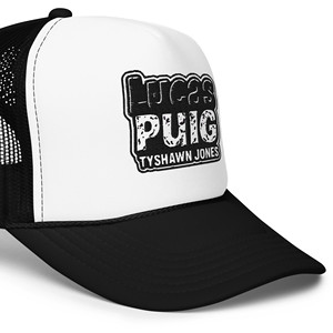 Cappello Trucker in Schiuma con Logo Stampato - Berretto Casual Streetwear a 5 Pannelli in Tessuto Comune Regolabile per Tutte le Stagioni - Product Image 2