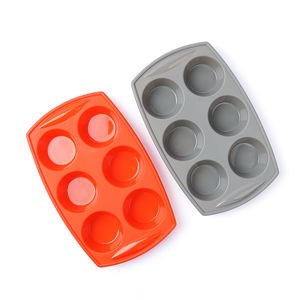 Prix usine 6 cavités circulaire <span class=keywords><strong>Silicone</strong></span> moule antiadhésif plateau de <span class=keywords><strong>cuisson</strong></span> moule de <span class=keywords><strong>cuisson</strong></span> pour biscuits <span class=keywords><strong>papier</strong></span> Cupcakes chocolat crème glacée - Product Image 6
