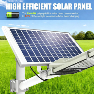 Lampadaire Solaire Tout-en-un 6500LM Batterie 35000mAh IP54 Certifié TUV Efficacité 5M 8-12h pour Installation Facile Éclairage - Product Image 6