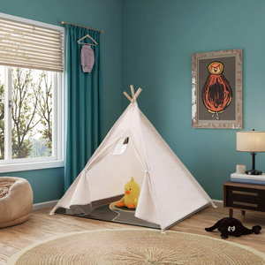 <span class=keywords><strong>Tienda</strong></span> <span class=keywords><strong>de</strong></span> <span class=keywords><strong>Campaña</strong></span> Infantil Portátil Wind Valley, Tipo Tipi Indio, para Acampar al Aire Libre, con Una Habitación, para las Cuatro Estaciones, con Sombra para Jugar - Product Image 3