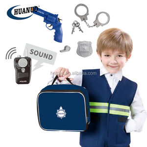 Ensemble de jouets pour enfants, pistolet en plastique cool, jeu de simulation, équipement, kit de pistolet avec <span class=keywords><strong>menottes</strong></span> pour garçons - Product Image 4