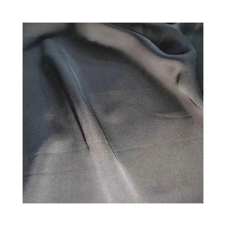 High Quality 100% Polyester Fabric Acetic acid Stretch Glitter Satin Chiffon Fabrics Material For Ladies' Dresses