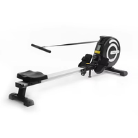Vente en gros : Rameur d'intérieur commercial avec écran LED, 8 niveaux de résistance, cadre en acier et aluminium, équipement de fitness