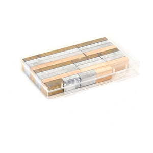 Blocs de densité de physique génériques, 24 pièces, outil pédagogique pour laboratoire scientifique en classe, pour les écoles, les élèves, blocs rectangulaires multi-matériaux - Product Image 4