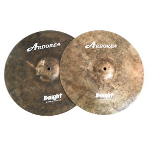 <span class=keywords><strong>Cymbale</strong></span> Arborea 14 pouces, <span class=keywords><strong>cymbale</strong></span> Hi-Hat faite à la main, <span class=keywords><strong>cymbale</strong></span> professionnelle pour batterie, Instrument de <span class=keywords><strong>Percussion</strong></span> - Product Image 1