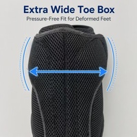 Chaussures Diabétiques Confortables et Légères OEM Personnalisées à Haute Élasticité, Antidérapantes et Élargies pour Hommes et Femmes, Idéales pour la Marche Quotidienne et la Récupération