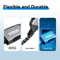 Adaptateur de chargeur de casque USB C 2 en 1 ZOGUO PD 65W Charge rapide + prise audio 3,5 mm Prise en charge audio 65W Connecteur USB C mâle Gaine en PVC