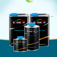 Vernis transparent brillant résistant aux UV pour la réparation de la surface des voitures, prix bas, polyuréthane 2K, couche transparente