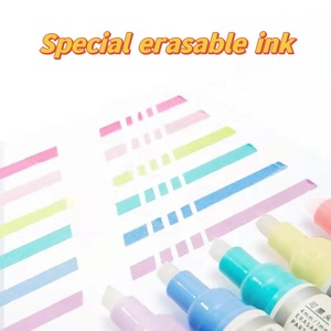 PVC gói sinh viên đánh dấu Nhiều màu <span class=keywords><strong>Highlighter</strong></span> xóa được sáng tạo màu graffiti tay tài khoản bút - Product Image 2