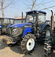 Tracteur agricole Lovol 1004 4x4 100 ch avec cabine climatisée, prix d'usine, vente chaude, vendeur chinois