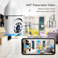 Caméra de sécurité intelligente 1080P avec suivi automatique - Caméra IP WiFi intérieure/extérieure 2MP, vision nocturne, audio bidirectionnel, panoramique/inclinaison 360° pour la maison