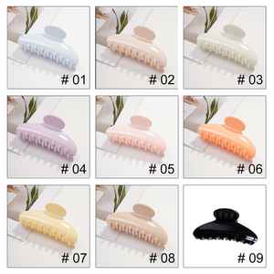 Fermacapelli in Plastica Curvo Liscio Tinta Unita OEM, Accessorio per Capelli alla Moda con Processo di Verniciatura a Spruzzo, <span class=keywords><strong>Clip</strong></span> Resistente e Durevole - Product Image 4
