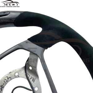 Volante de Fibra de Carbono LED Personalizado de Alta Calidad Ever-Carbon Racing ECR para <span class=keywords><strong>Ferrari</strong></span> 360 - Product Image 4