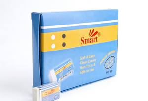 Gommes en gros, Gomme à <span class=keywords><strong>crayon</strong></span> rectangulaire personnalisable avec logo, Papeterie d'étude pour enfants, Gomme à <span class=keywords><strong>crayon</strong></span> blanche souple, Vente chaude - Product Image 4