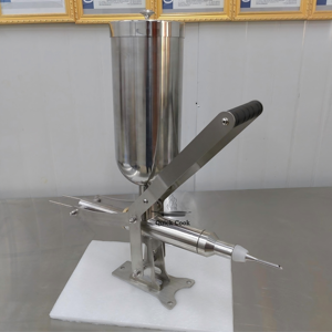 Machine à garniture manuelle multifonctionnelle de 5 L pour beurre de cacahuète, pâte, confiture, <span class=keywords><strong>chocolat</strong></span>, moule à churros, gâteau, <span class=keywords><strong>pain</strong></span>, beignets, crème glacée - Product Image 1