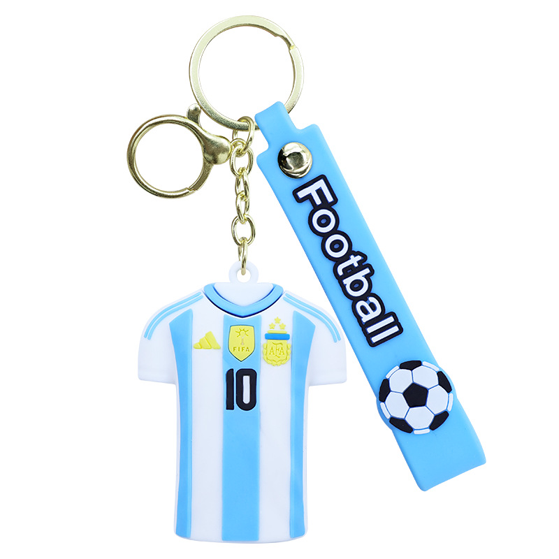 messi n°10 porte-clés 3D