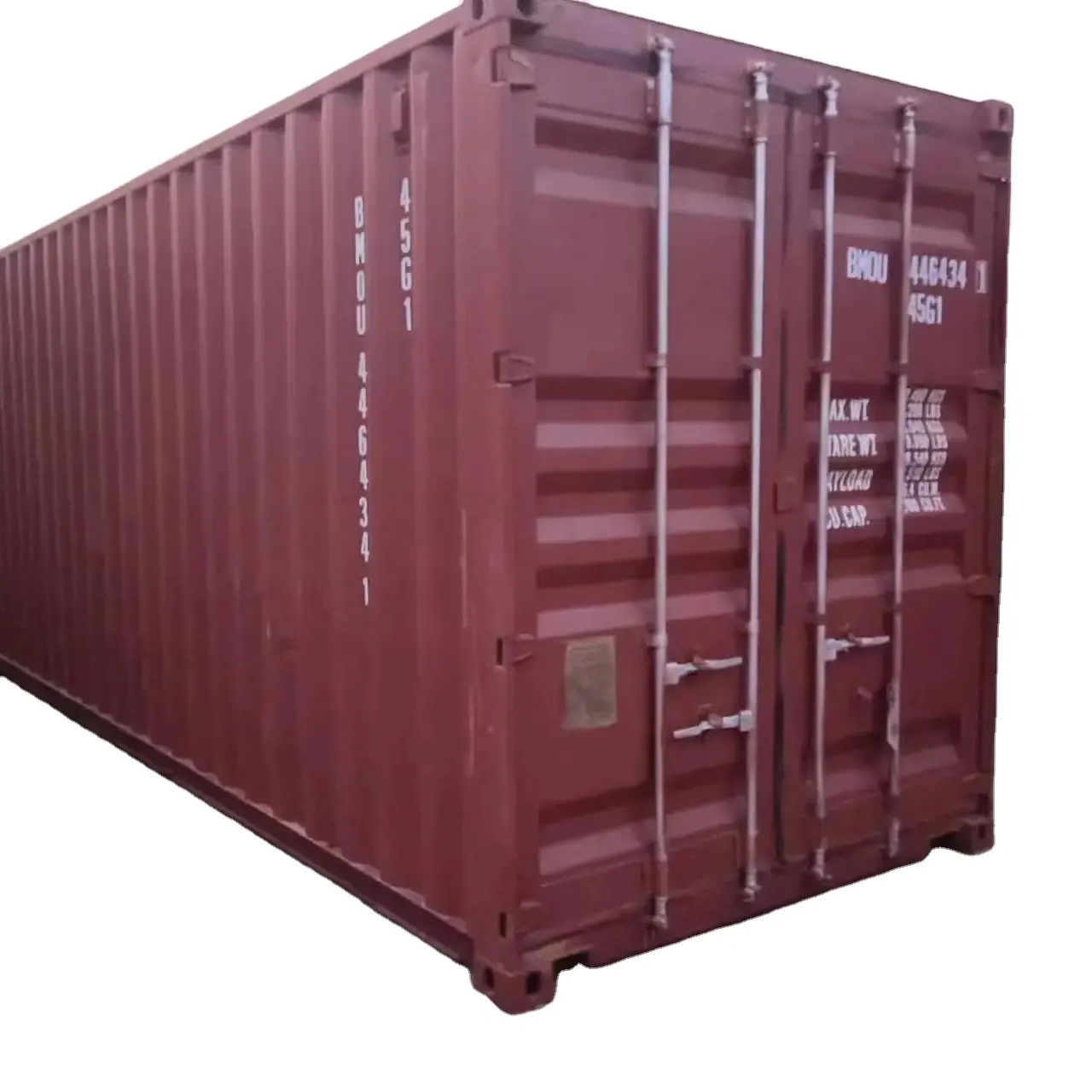 Recipiente usado seco 40Ft Hc W2.33*L11.9*H2.65M Good Shipping Container para venda estoque na China carga de 40 pés