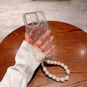 Kim cương hình điện thoại trường hợp, thiết kế cao cấp, cho điện thoại 16 15 14 13 12 Pro Max trắng trong suốt điện thoại trường hợp - Product Image 4