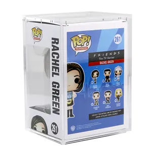 4 بوصة Funko البوب صندوق عرض أكريليك البوب الفينيل يعرض الشكل حامي الصلب المكدس حالة مع غطاء مغناطيسي