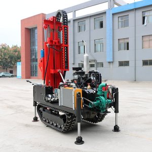 Vendite dirette 35HP ha rintracciato il diesel giù per la perforazione del foro piccolo impianto di perforazione mineraria 200m profondo DTH trapano - Product Image 6