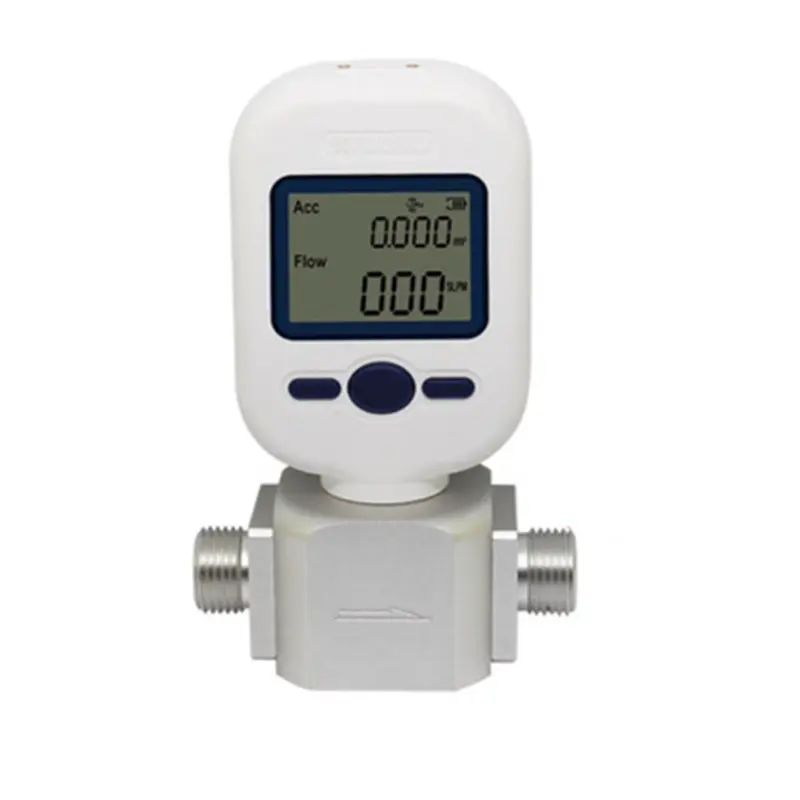 Gratis Verzending Brandstof Dispenser Debietmeter Stikstof Flm3 Slimme Vloeibare Waterstof Sensor Lucht Gas Digitale Massa Olie Rookgasmeter