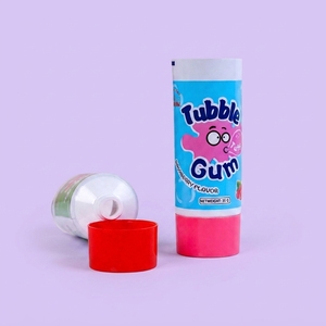 Tubes à chewing-<span class=keywords><strong>gum</strong></span> cylindriques pliables pour un rangement facile, 12,7-35 mm, écologiques, étiquette privée, logo personnalisé, bouchon à vis, impression UV - Product Image 2