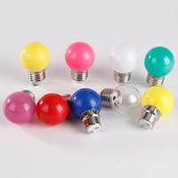 Mini ampoule LED colorée B22 E27 1W 2W 3W Led décoration de Noël vacances couleur G45 ampoule LED