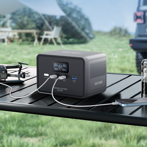 Station d'alimentation portable compacte et légère 100W 96Wh LiFePO4 avec entrée solaire à charge rapide 100W pour l'extérieur - Product Image 5