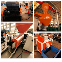 Nouveau Système Automatique Haute Performance de Recyclage de PS, Déballeuse, Machine de Déshydratation, Cuve de Lavage à Chaud, Détacheur d'Étiquettes, Moteur, Boîte de Vitesses
