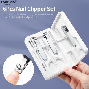 Ensemble de 6 coupe-ongles, coupe-ongles pour les doigts, <span class=keywords><strong>kit</strong></span> de coupe-ongles, ensemble de coupe-ongles, ensemble de pédicure et de manucure avec étui en plastique - Product Image 3