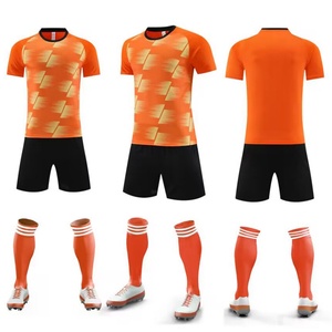 Tenue de football camouflage dégradé pour équipes d'école primaire, compétition et entraînement, en coton/bambou/spandex, tailles personnalisables pour adultes - Product Image 1