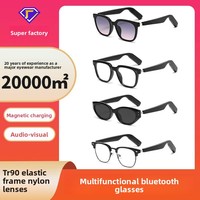 Lunettes de soleil noires pour femmes et hommes, protection UV400, verres catégorie 3, monture intégrale TR90, lunettes intelligentes AI, sports de plein air