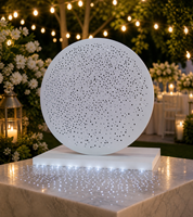 Enseignes lumineuses LED personnalisées avec lettrage ciel étoilé incrusté de diamants, signalétique à motif perforé pour bars et centres commerciaux en acier inoxydable