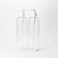 Liquide de distribution transparent épaule ronde 30ml 50ml 60ml 100ml 120ml 2 Oz 4oz pompe en plastique Fine brume Spray Pet Squirt Bottle