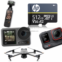 Carte mémoire professionnelle en plastique Mini TF SDXC 256 Go/512 Go/1 To 4K 8K U3 A2 V30 pour caméras d'action et drones