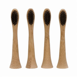 Têtes <span class=keywords><strong>de</strong></span> <span class=keywords><strong>brosse</strong></span> <span class=keywords><strong>à</strong></span> dents électriques en bambou Piemens certifiées CE pour gencives sensibles, plaque dentaire tenace, poils doux en charbon <span class=keywords><strong>de</strong></span> bois/corps <span class=keywords><strong>de</strong></span> vache/cheveux <span class=keywords><strong>de</strong></span> cheval - Product Image 3