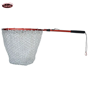 TAKEDO DS02 Filet de pêche à la mouche pliable de haute qualité pour la <span class=keywords><strong>carpe</strong></span> Filet d'atterrissage de pêche Poignée en aluminium Filets de pêche en caoutchouc - Product Image 4