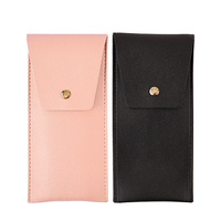 Mini pinceau professionnel carré de luxe 7 pièces en cuir pinceau de maquillage sac Portable correcteur poudre pinceau ensemble en gros